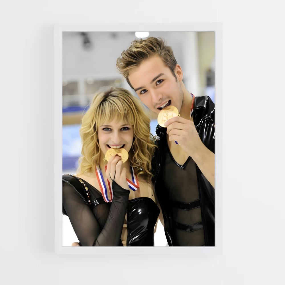 Poster Médaillés de l'Amour – affiche Patinage artistique (vue 3)